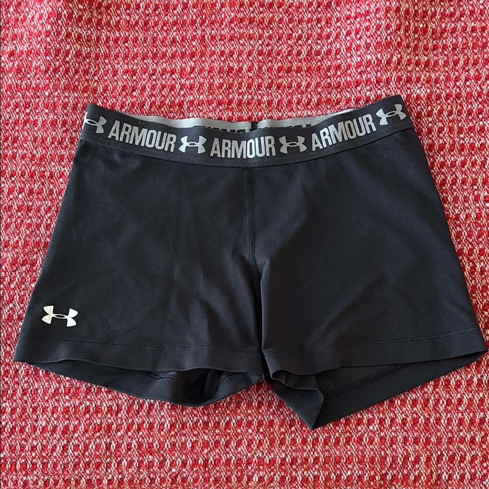 Under Armour Black Athletic Shorts Performance Fit